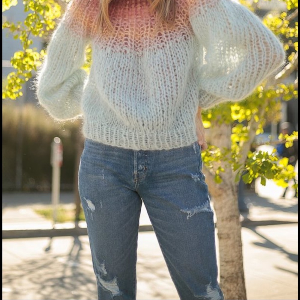 Pastel Gradient Women's Sweater